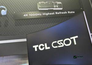 TCL از اولین پنل 1000 هرتزی 4K جهان رونمایی کرد